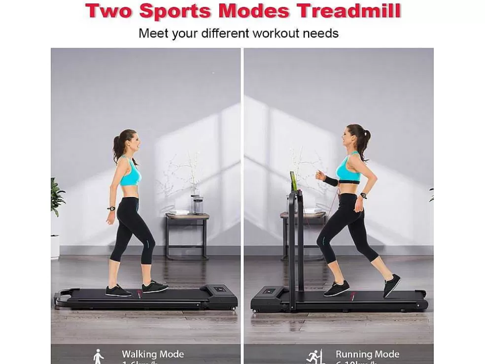 Cheap 2 In 1 Elektrische Vouwpartij Met Lcd -Scherm Versterkt Frame Voor Thuiskantoor Fitness