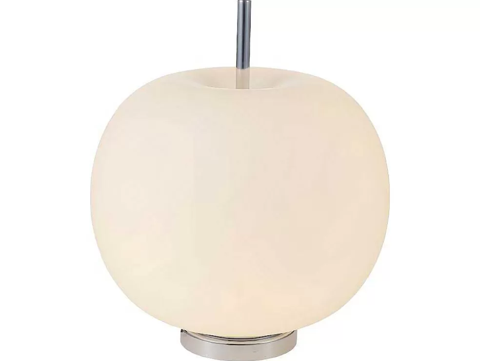 New Apple Tafellamp, Chroom, Wit, 30X30X35 Cm, Lamp