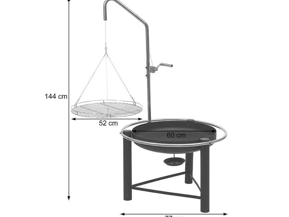 Best Bbq Draaigrill Mcw-K92, Buitenkeuken