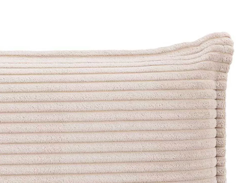 Fashion Bed Hoofdeinde 160 Cm - Corduroy Fluweel - Beige - Ambrilia Hoofdeinde En Brugkast