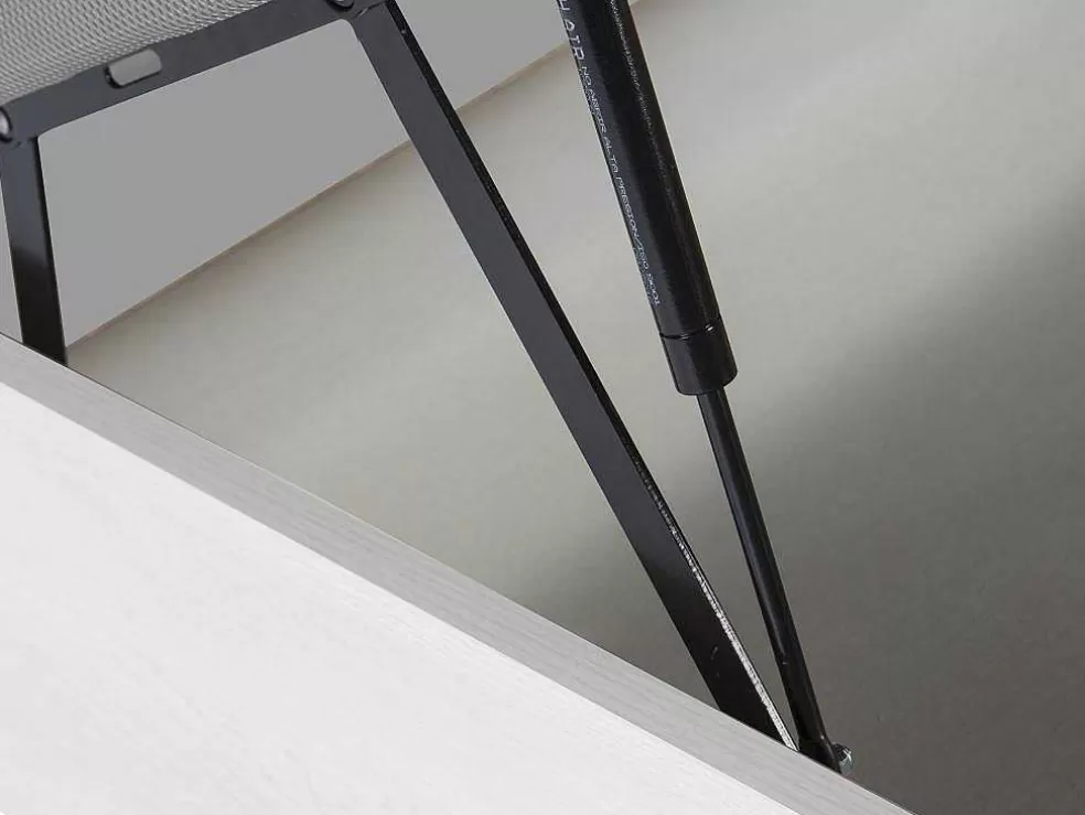 Hot Bedbodem Met Opbergruimte Hestia Van Ysmee - Mat Wit - 90 X 190 Cm Bedbodem