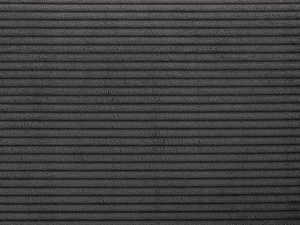Sale Bedhoofdeinde 160 Cm - Corduroy Fluweel - Antraciet Grijs - Ambrilia Hoofdeinde En Brugkast