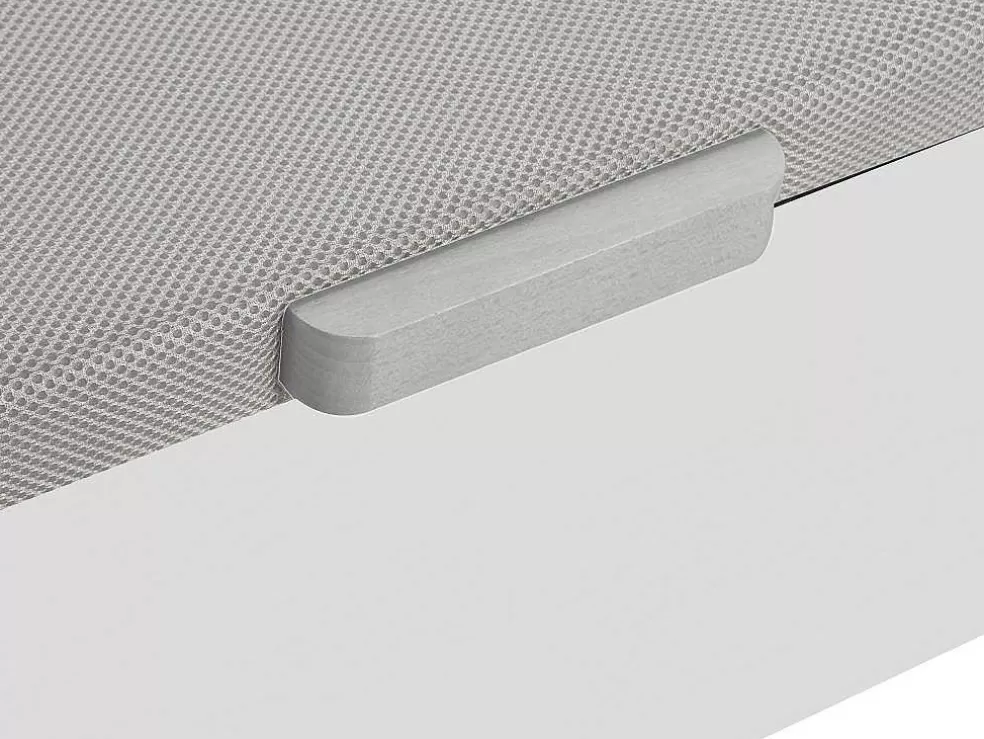 Fashion Bedset 140 X 190 Cm - Witte Bedbodem Met Opbergruimte + Matras In Schuim Met Hoge Dichtheid - Heaven Van Play Set Matras En Lattenbodem