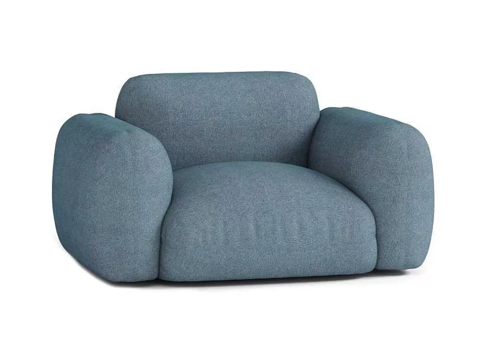 Cheap Ben Fauteuil Blauw Lage Fauteuil