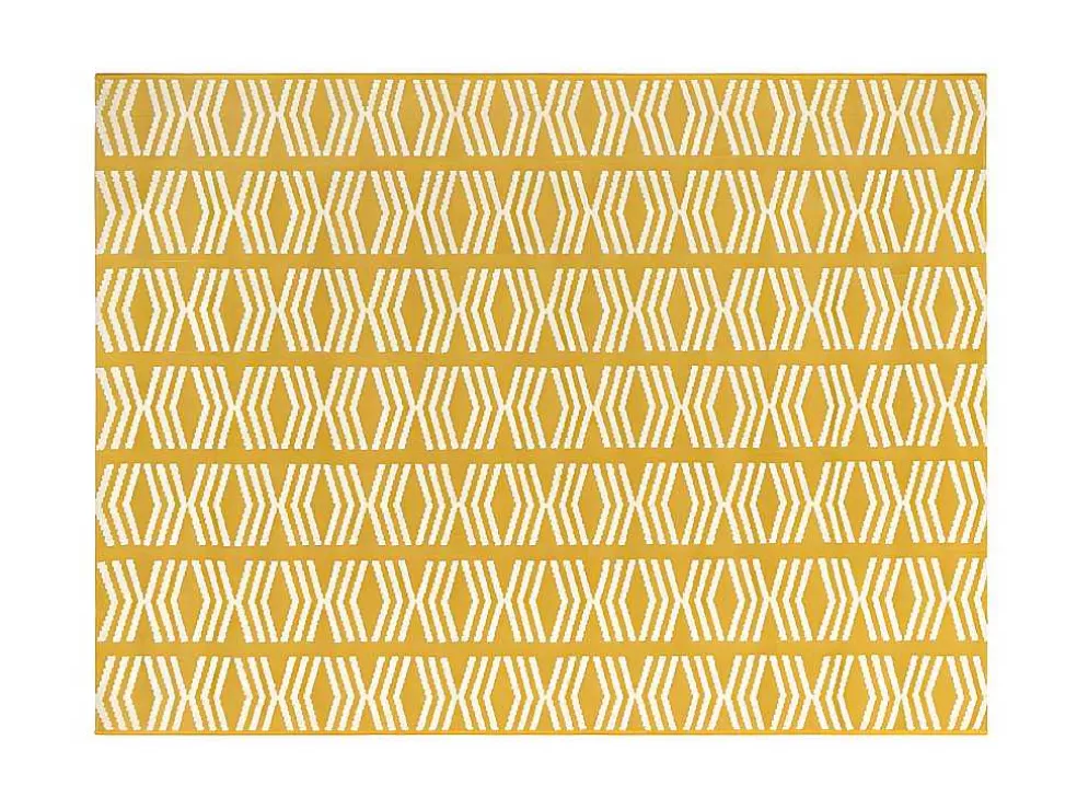 Fashion Binnen- Of Buitentapijt Etnische Stijl Grenada - 150 X 200 Cm - Geel Tuindecoratie