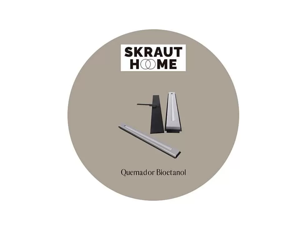 Best Sale Bio-Ethanol Haard, 50 Cm, Bio-Ethanol Brander, Roestvrij Staal, Kratki Model Haard