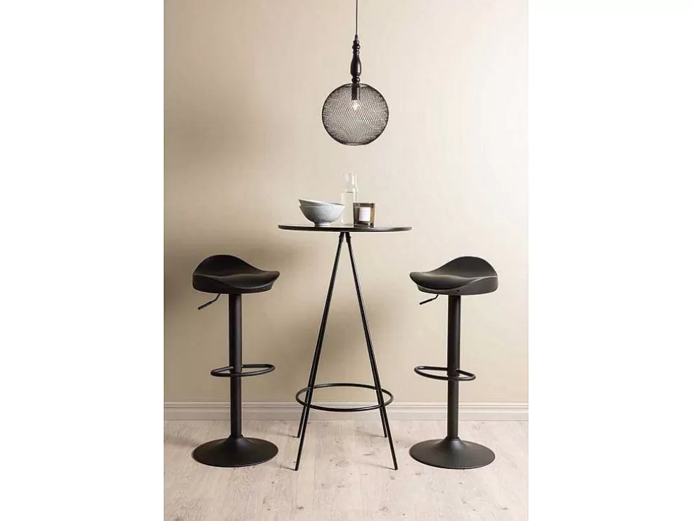 Sale Bistro Barmeubelset Bartafel Zwart En 2 Adesto Barstoelen Zwart. Barmeubel