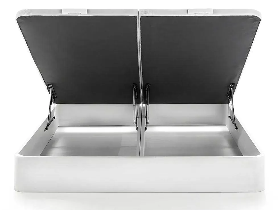 Hot Boxspring - 180 X 200 Cm - Wit Mat - Hestia Van Ysmee Bedbodem