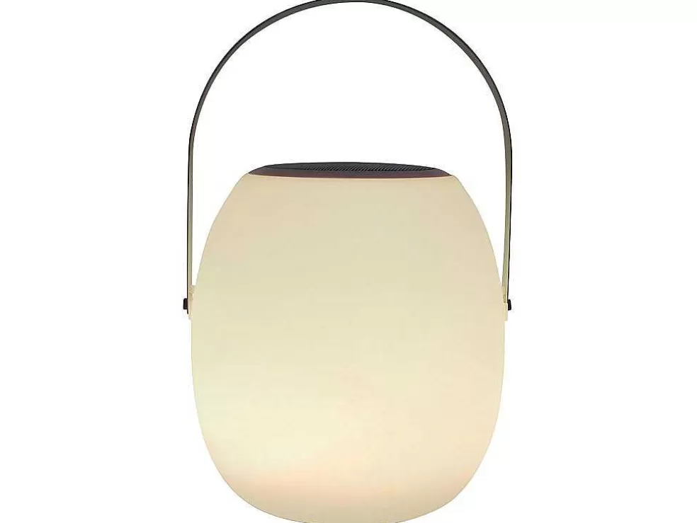 Cheap Buitenlamp Op Voet Met Bluetooth-Verbinding Speak - Metaal - H27 Cm - Veranderende Kleuren Tuinlamp