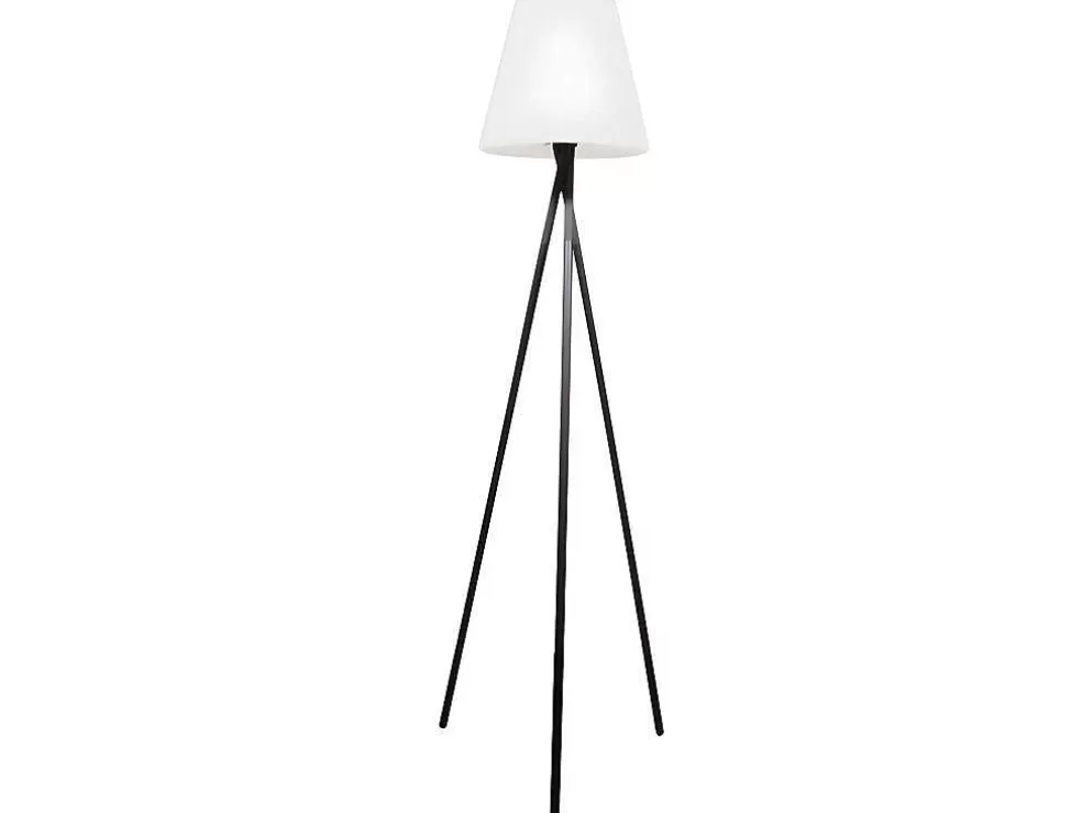 Best Buitenlamp Op Voet Met Led-Verlichting Leddy - Metaal - H150 Cm - Veranderende Kleuren Tuinlamp