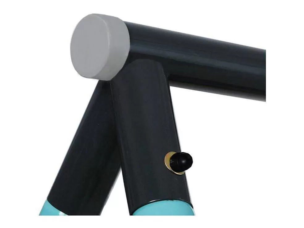 Discount Buitenspellen Metalen Frame - In Hoogte Verstelbare Schommel- En Klimladder - Geschikt Voor Kinderen Vanaf 3 Jaar - Blauw Spel Voor Buiten