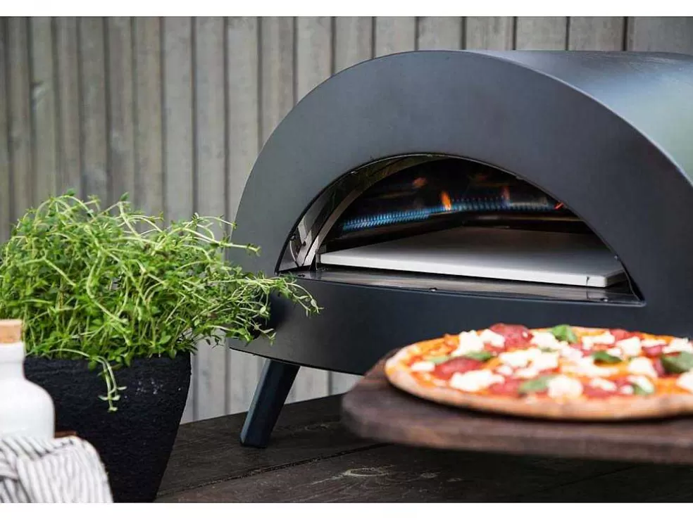 Cheap Bukom Pizza Oven Til Gas Zwart. Buitenkeuken