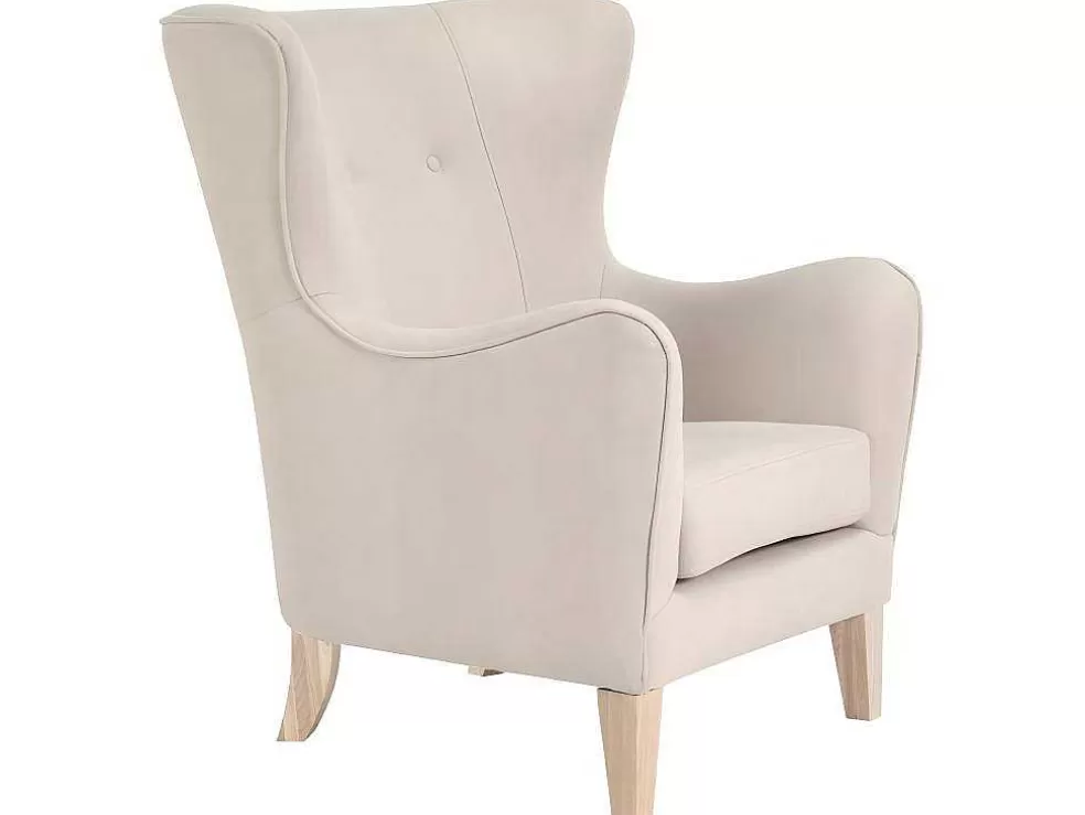 Flash Sale Campo Fauteuil Zandkleurig. Fauteuil Met Holle Rugleuning