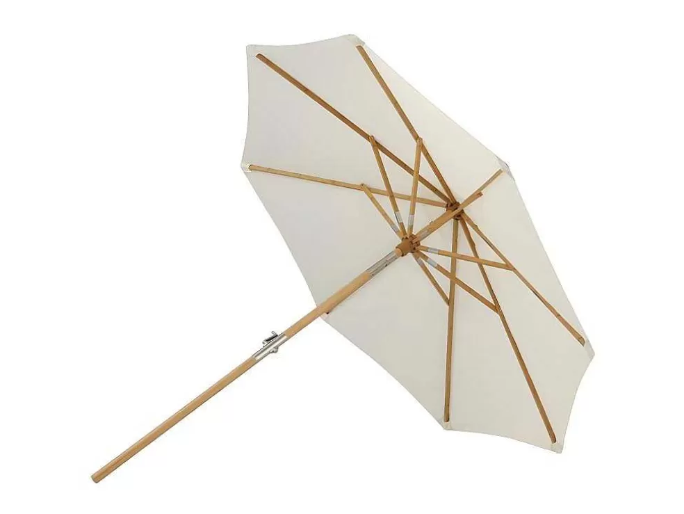 Discount Cerox Parasol Met Kantelfunctie Wit. Parasol