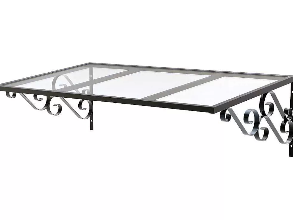 Shop Charmant Afdak Amban Van Aluminium - 150 X 80 Cm Luifel En Afdak