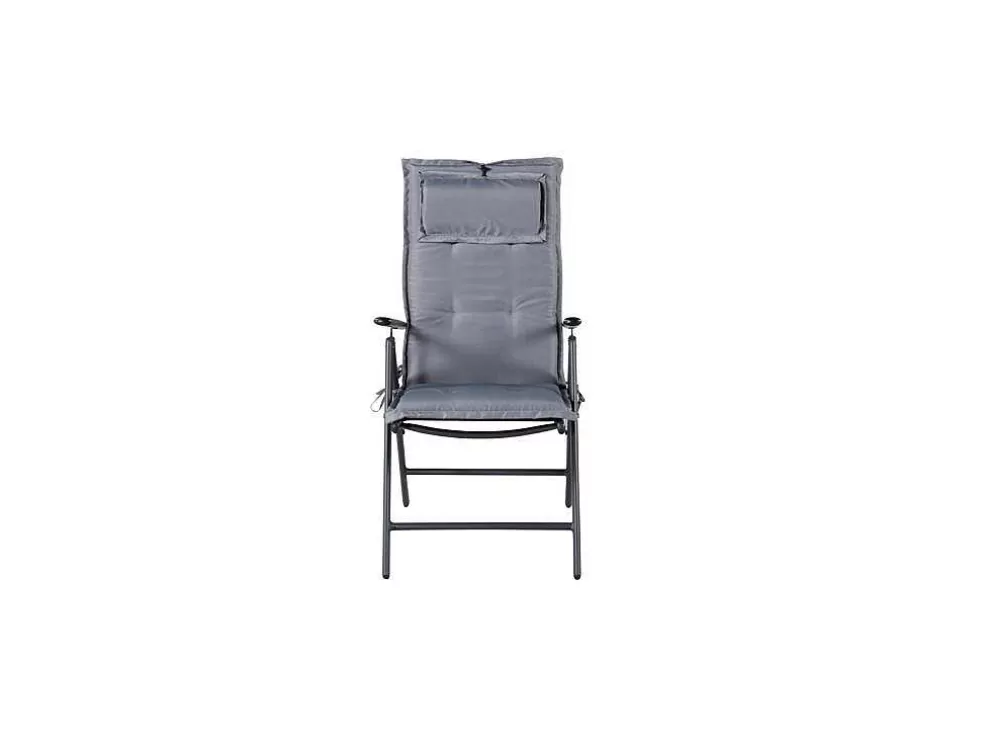 Best Sale Cushio Tuinkussen Met Hoofdsteun Voor 5 Pos. Fauteuil Grijs. Tuindecoratie