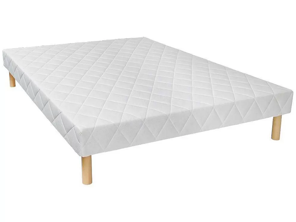 Online Decoratief Gewatteerde Bedbodem Met 14 Multiplex-Latten Panacea Van Dreamea - Wit - 120X190 Cm Bedbodem