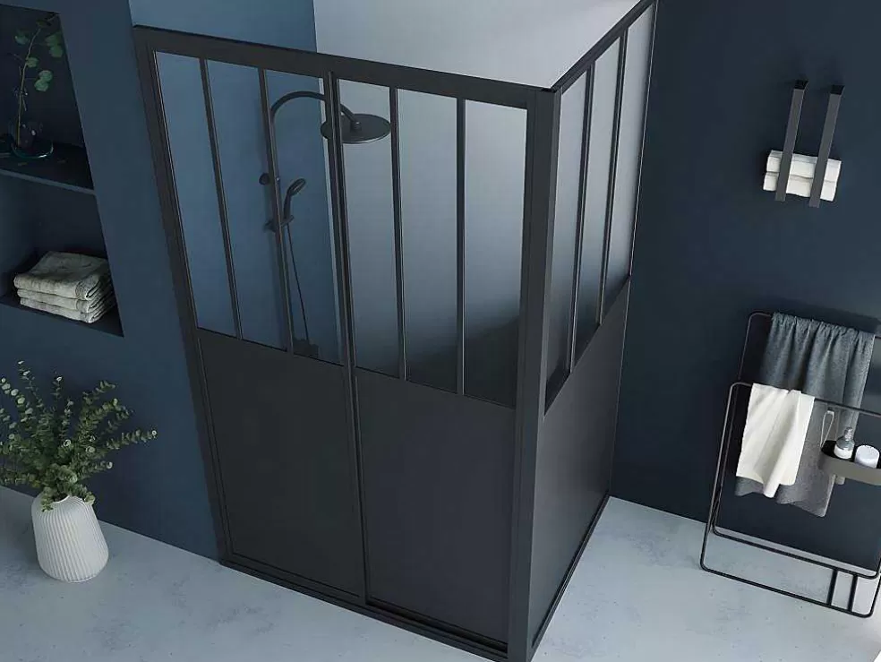 Store Douchescherm Met Schuifdeur - 120 X 80 X 195 Cm - Urbanik Douchewand