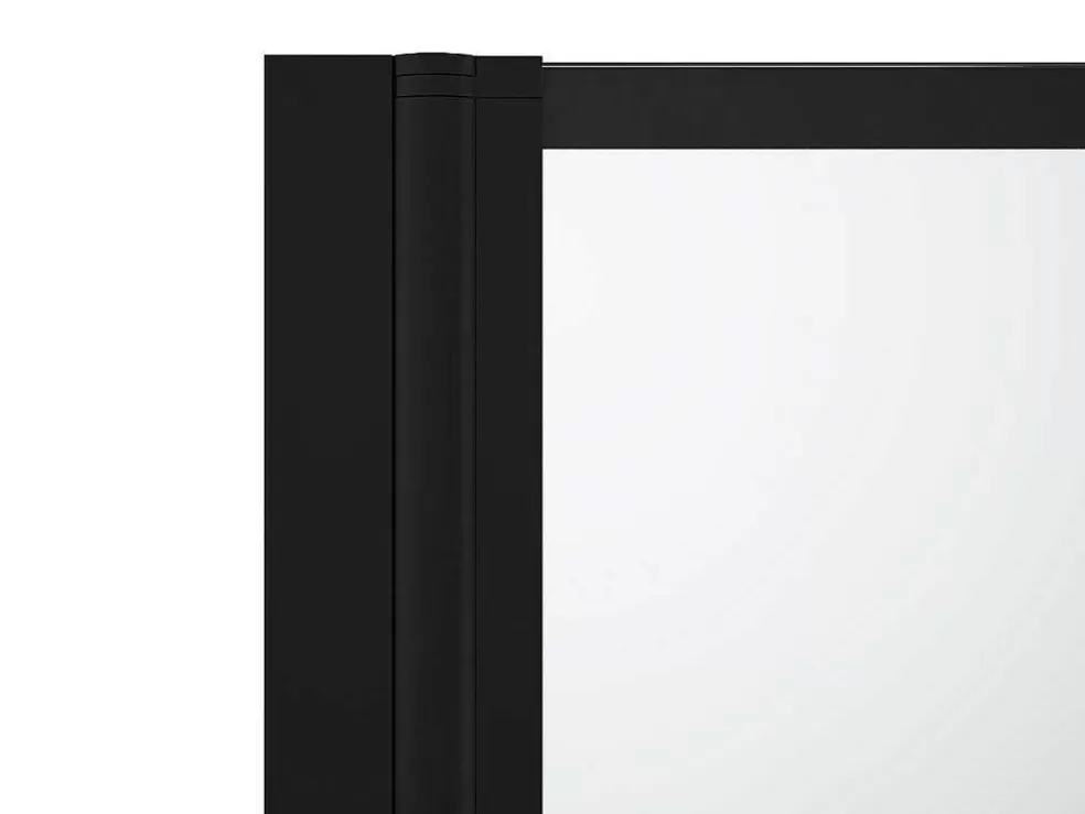 Shop Draaibaar Badscherm Mat Zwart Werkplaats-Look - 80 X 140 Cm - Dolana Badscherm