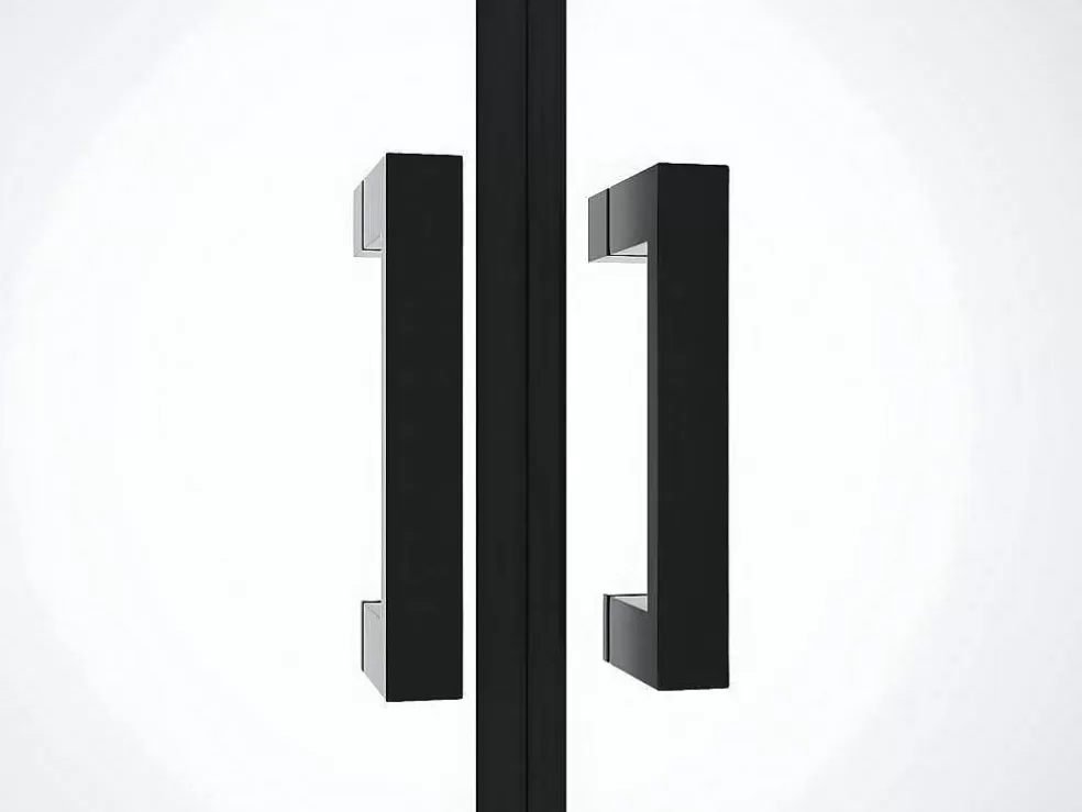 Sale Draaibare Douchedeur - 70 X 195 Cm - Matzwart - Gehard Glas - Sarasota Douchewand