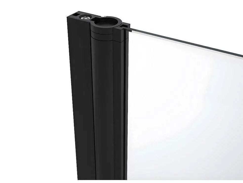 Sale Draaibare Douchedeur - 70 X 195 Cm - Matzwart - Gehard Glas - Sarasota Douchewand