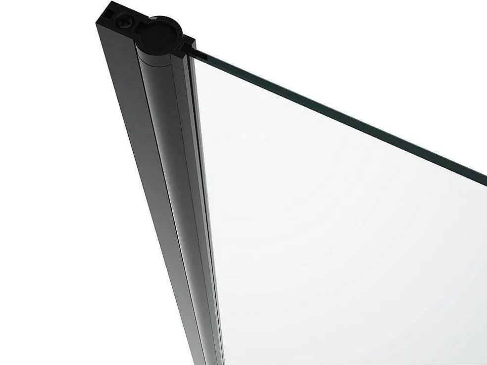 Sale Draaibare Douchedeur - 70 X 195 Cm - Matzwart - Gehard Glas - Sarasota Douchewand