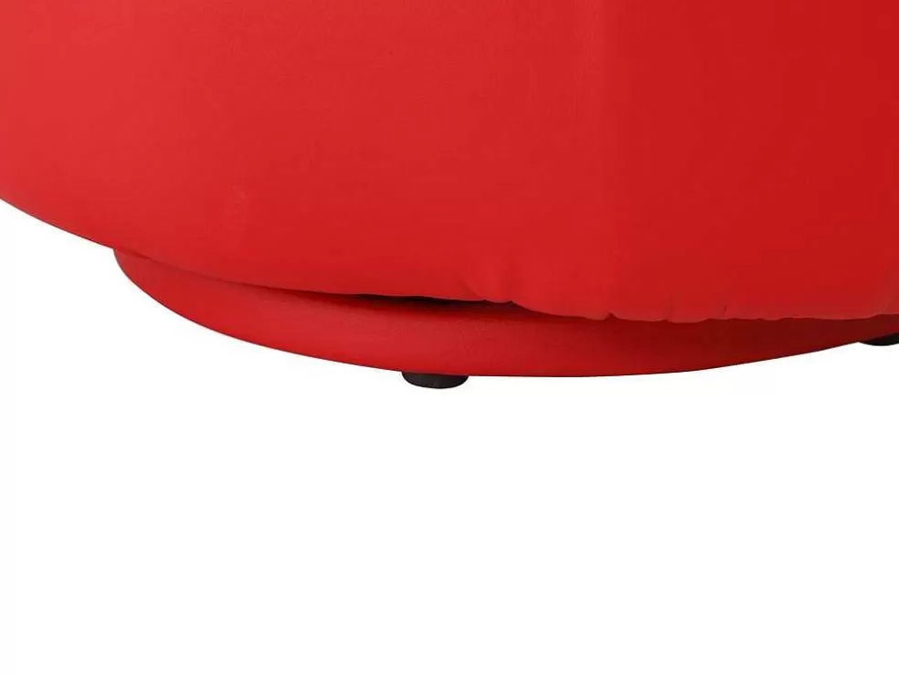 Shop Draaiende Fauteuil Catchy Van Kunstleer - Rood Handstoel