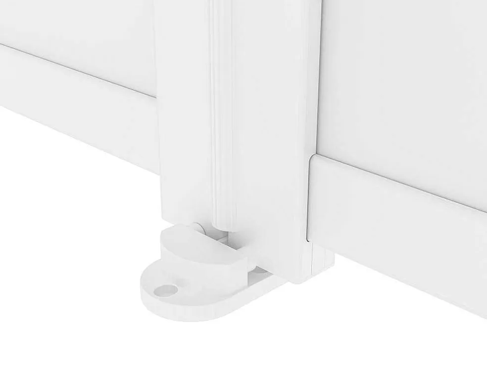 Best Draaipoort Van Aluminium L305 X H181 Cm Wit - Nazario Hekjes & Poorten