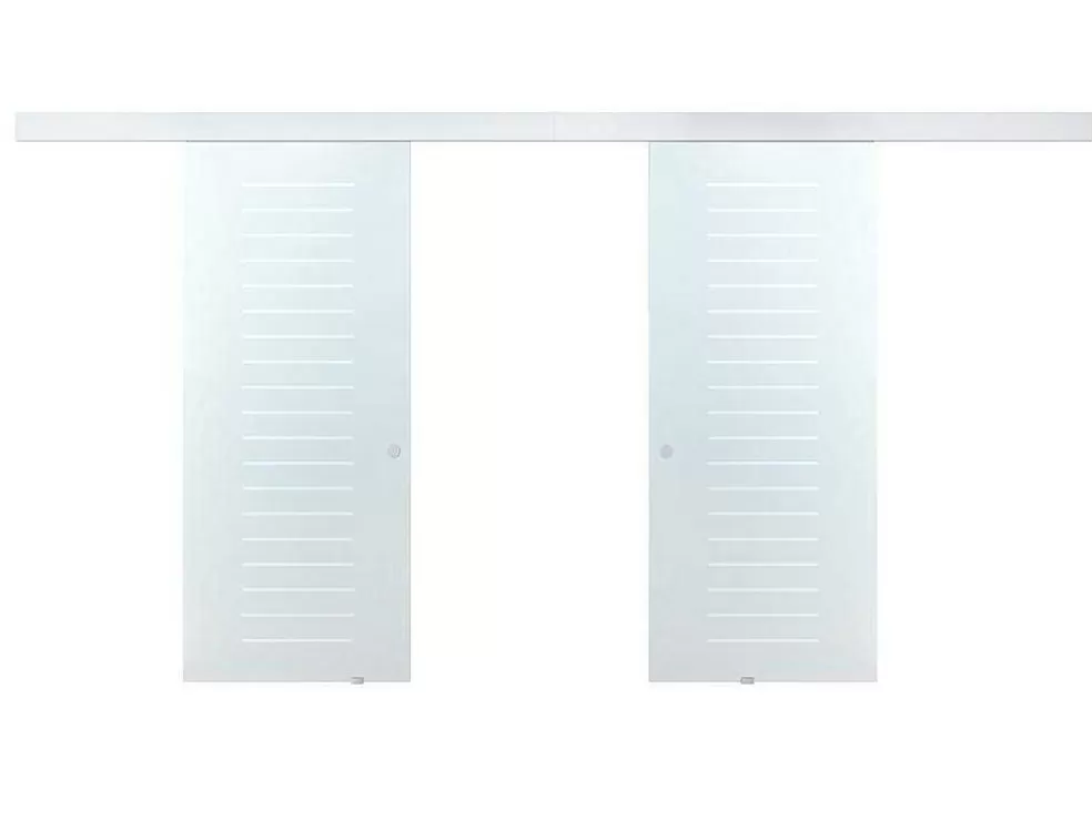 Store Dubbelwandige Schuifdeur - H205 X L166Cm - Gehard Glas - Astana Schuifdeur