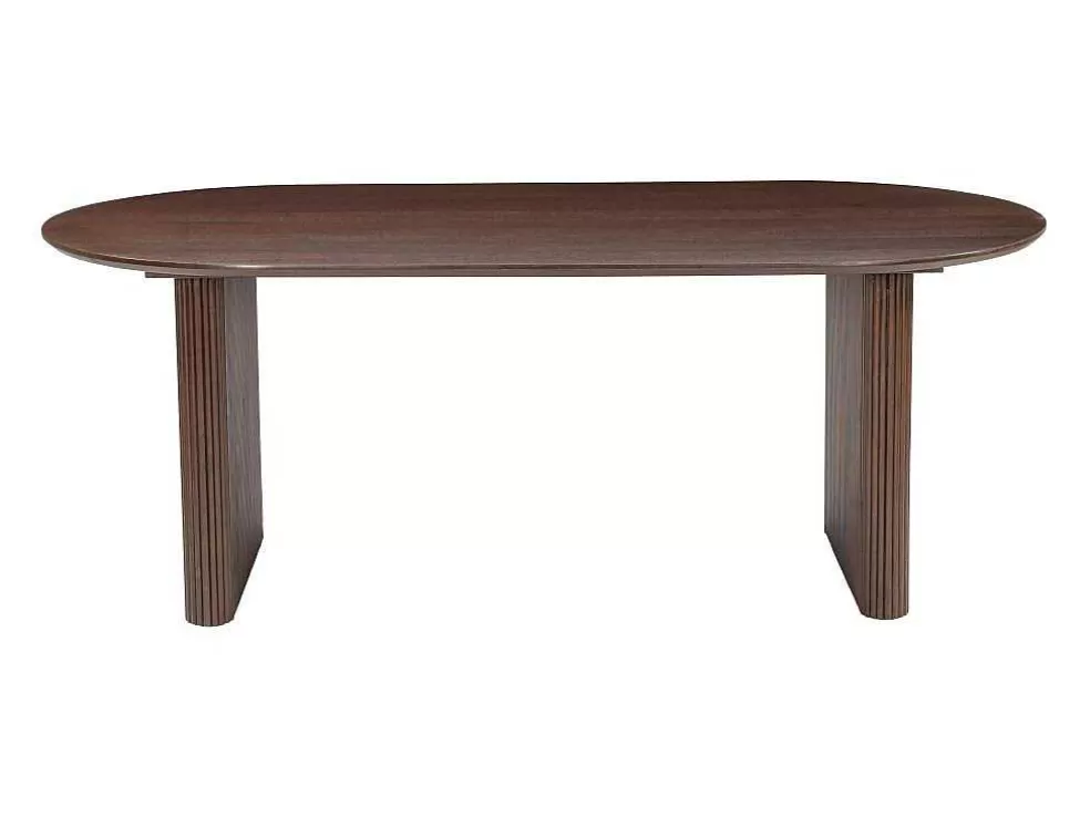 Sale Eettafel 8 Plaatsen Van Mangohout - Naturel - Nevili Eettafel