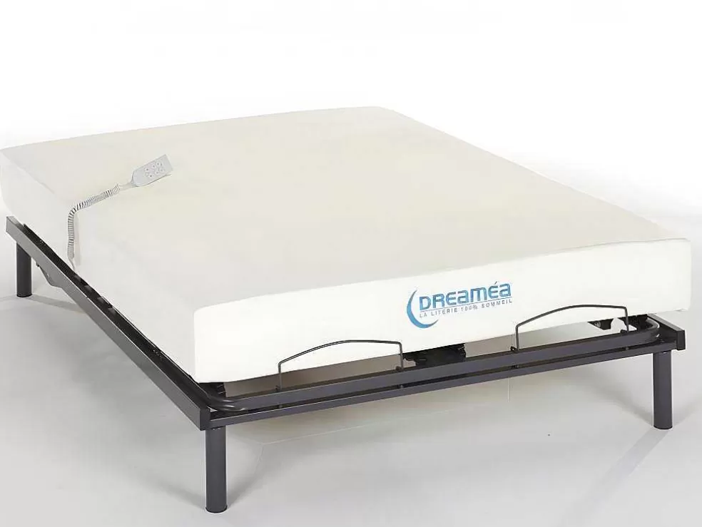 Clearance Elektrische Bed - Bedbodem En Matras - Met Vormgeheugen Jimbaran Ii Van - Motor Okin - 140 X 200 Cm Elektrisch Relaxatiebed