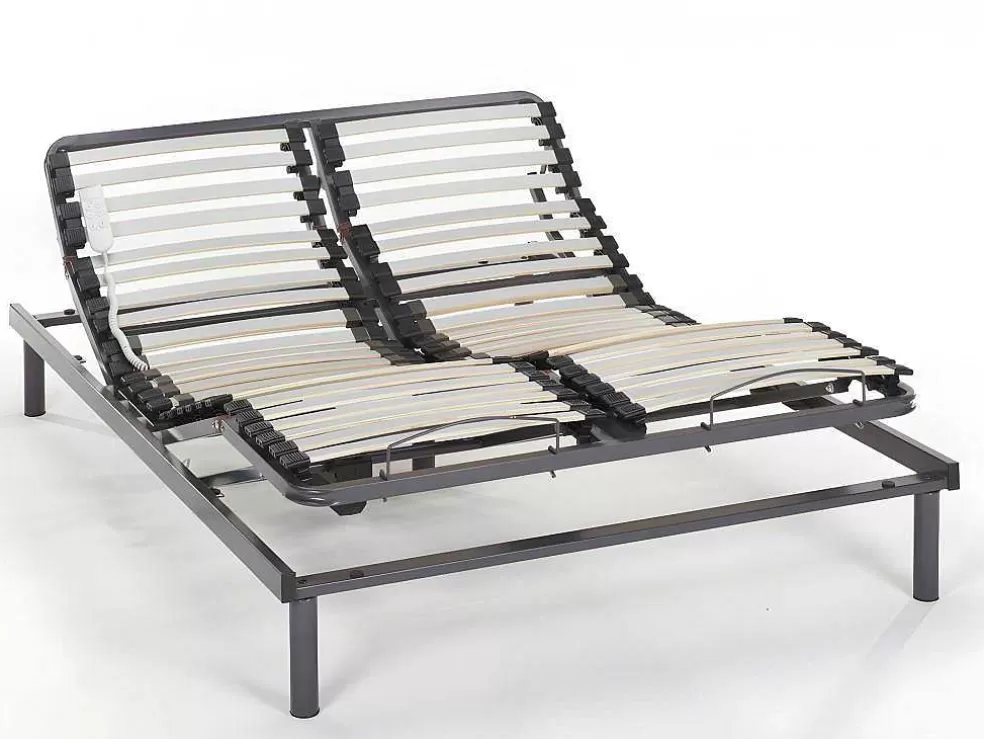 Clearance Elektrische Bed - Bedbodem En Matras - Met Vormgeheugen Jimbaran Ii Van - Motor Okin - 140 X 200 Cm Elektrisch Relaxatiebed