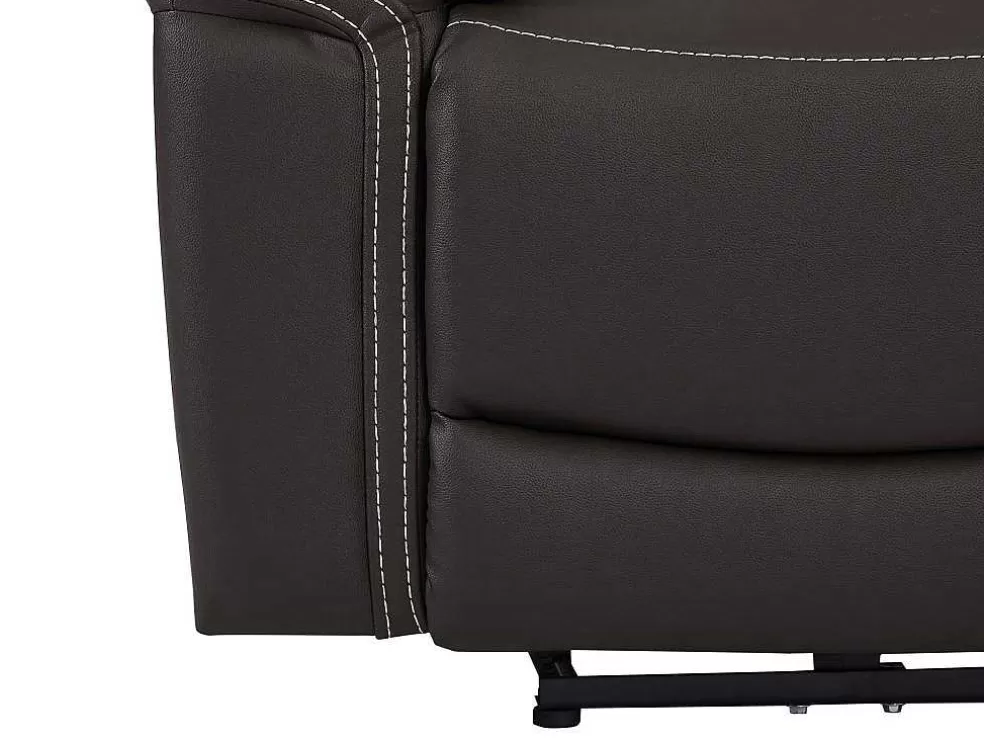 Shop Elektrische Relaxstoel Van Leer Isiris - Bruin Relaxfauteuil