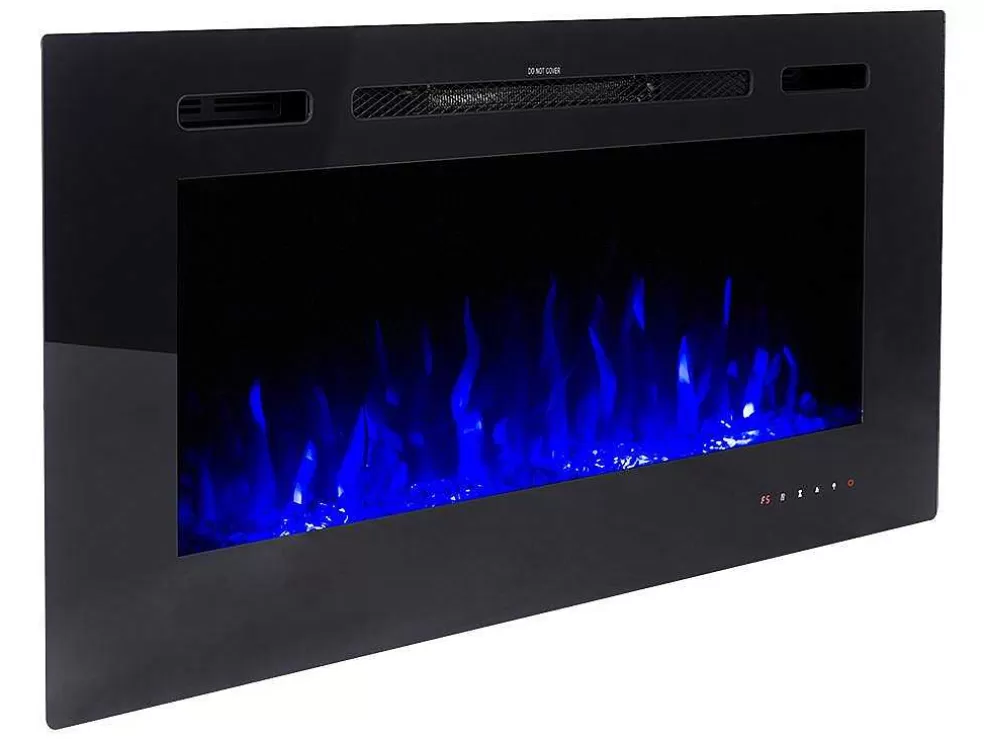 Shop Elektrische Sfeerhaard Calbuco - L101,6 X D14 X H54,4 Cm - Zwart Haard