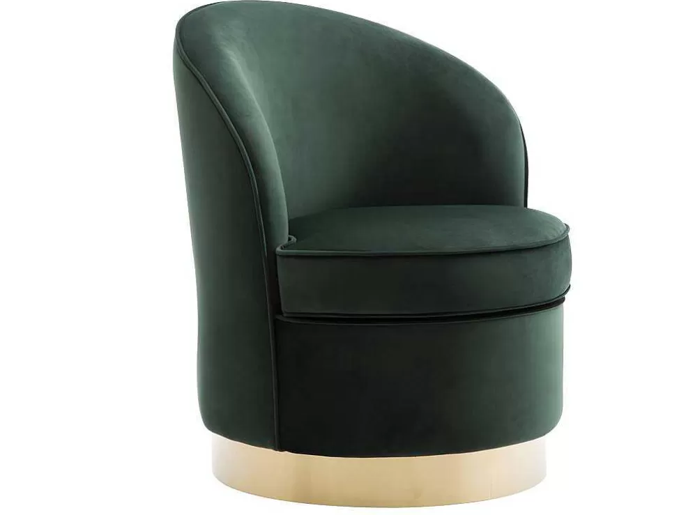 Best Fauteuil Sanela Van Fluweel - Spargroen Fauteuil Stof