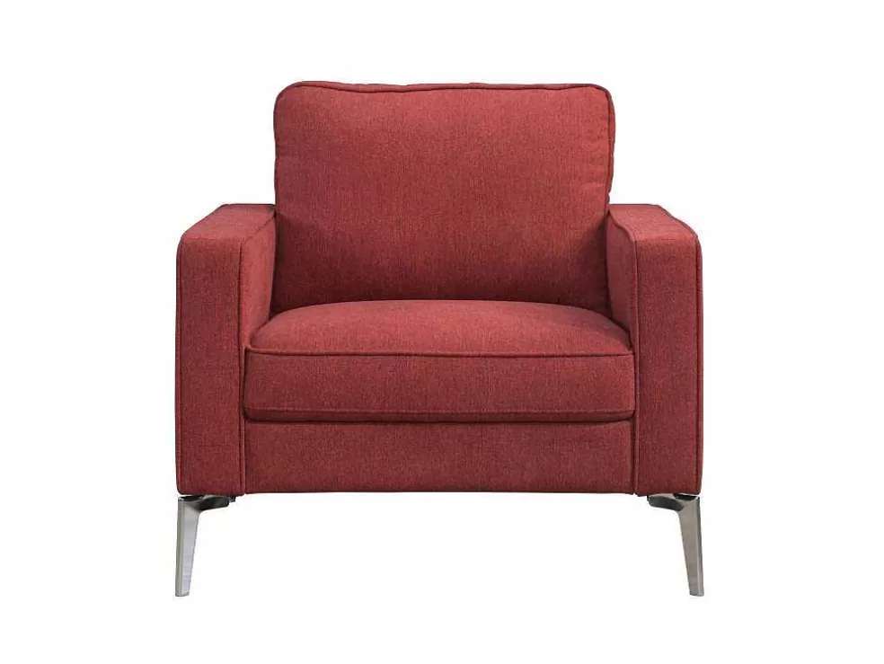 Flash Sale Fauteuil Van Rode Stof Tibori Fauteuil Stof