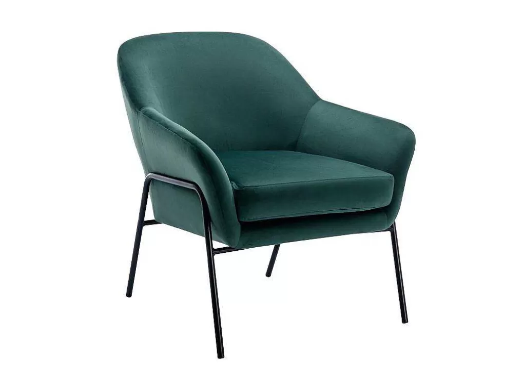 New Fauteuil Van Spargroen Velours Cerita Fauteuil Stof Fluweel / Suedine