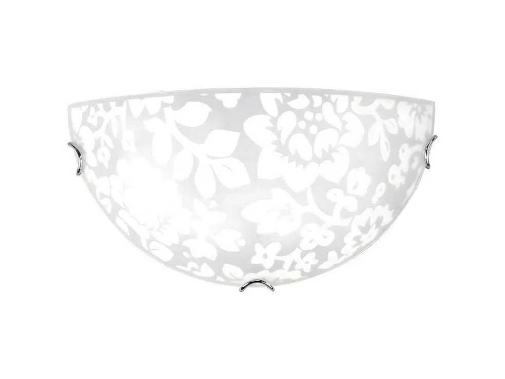 Online Floryda Plafondlamp, Chroom, Wit, 30X9X15 Cm, Aanbiedingen: Woonaccessoires