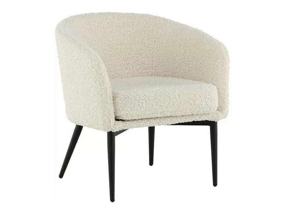 Discount Fluffy Fauteuil Teddy Wit. Fauteuil Met Holle Rugleuning