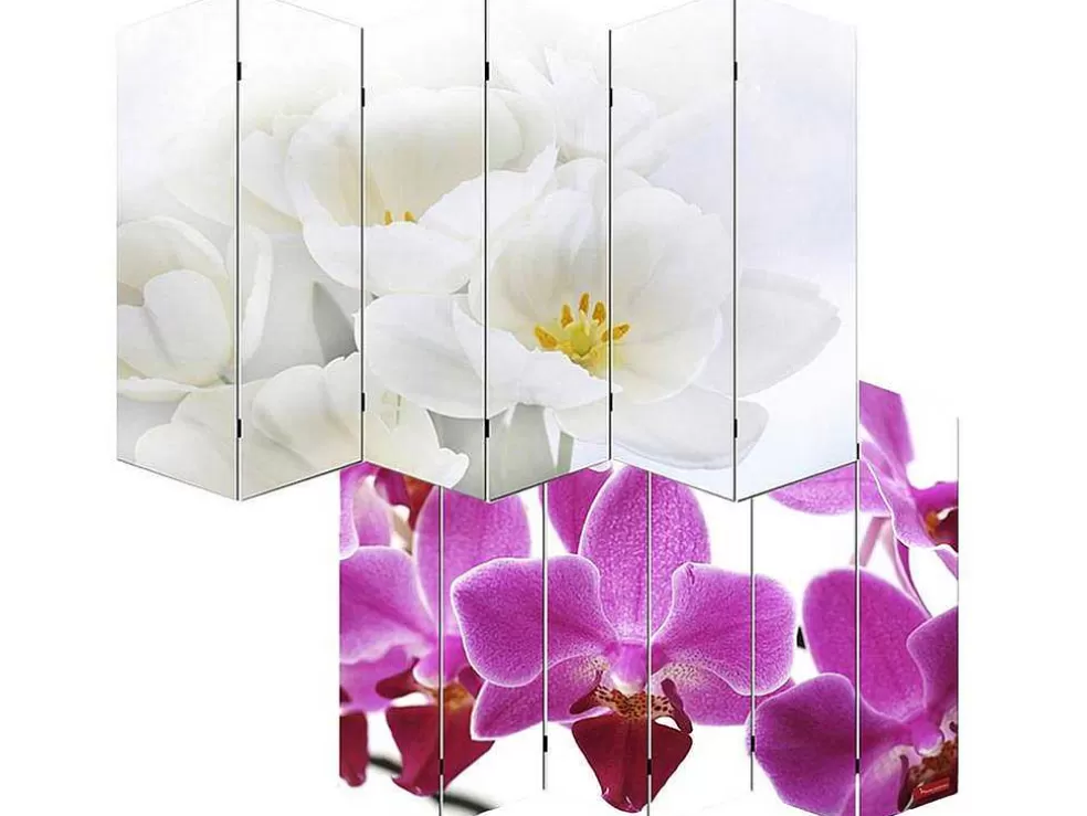 Shop Foto Scherm Bagheria, 180X240Cm, Orchid Kamerscherm