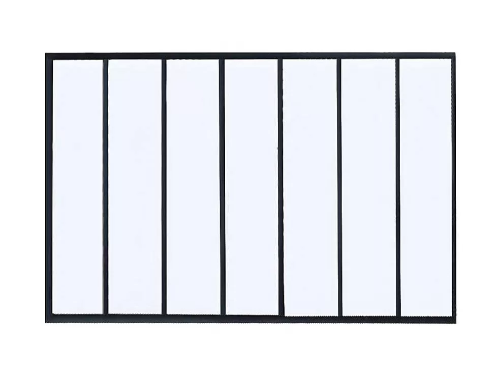 Store Glazen Binnenraam In Aluminium Met Poedercoating - 210 X 105 Cm - Zwart - Bayview Glazen Binnenraam