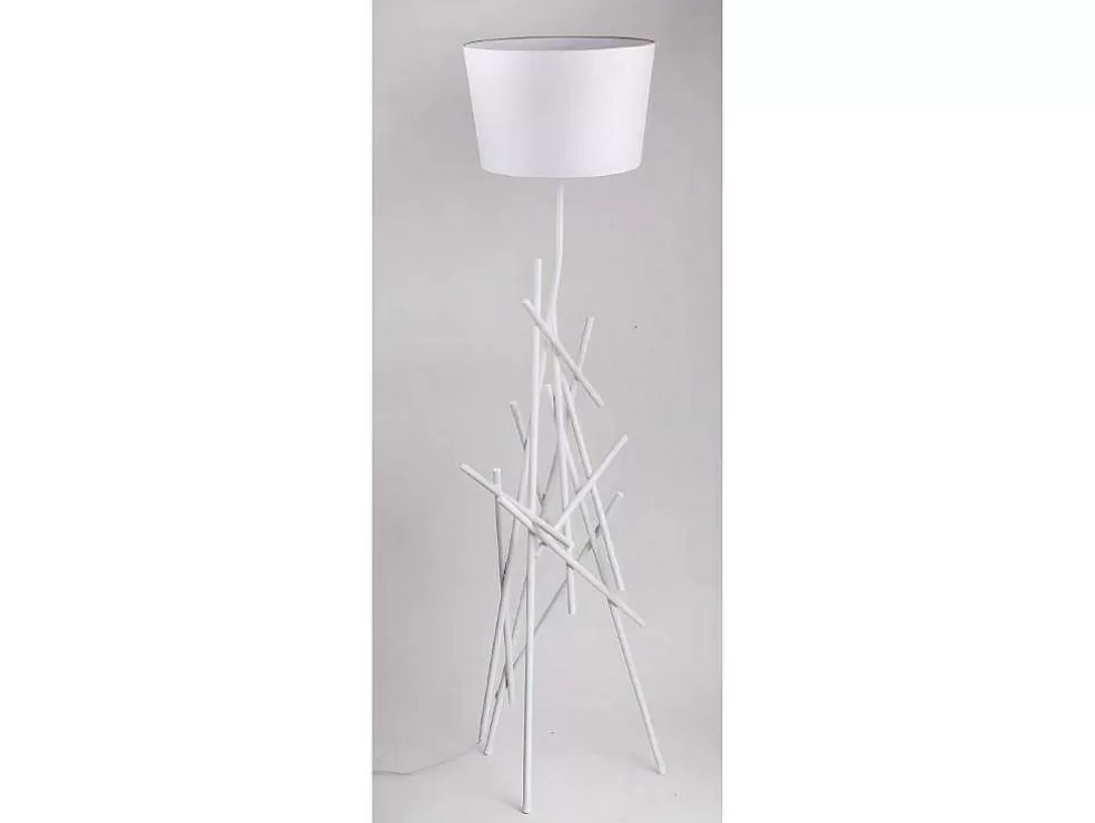 Discount Glenn Vloerlamp, Wit, 40X40X162 Cm, Staande Lamp