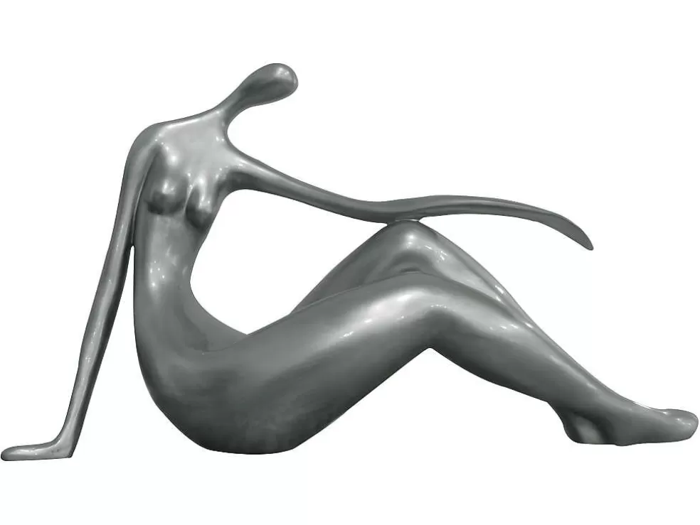 Best Groot Beeld Madeleine Ii Van Hars - L.36 X H. 22 Cm - Zilver Standbeeld