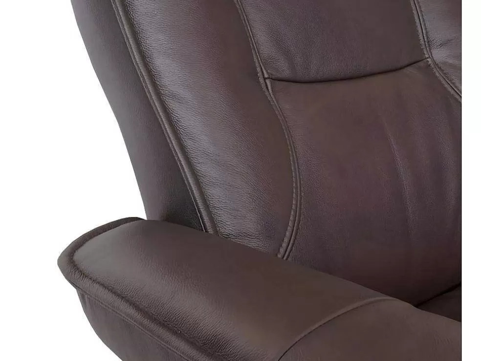 Outlet Halifax Fauteuil, Bruin, Naturel Bruin Fauteuil Leer