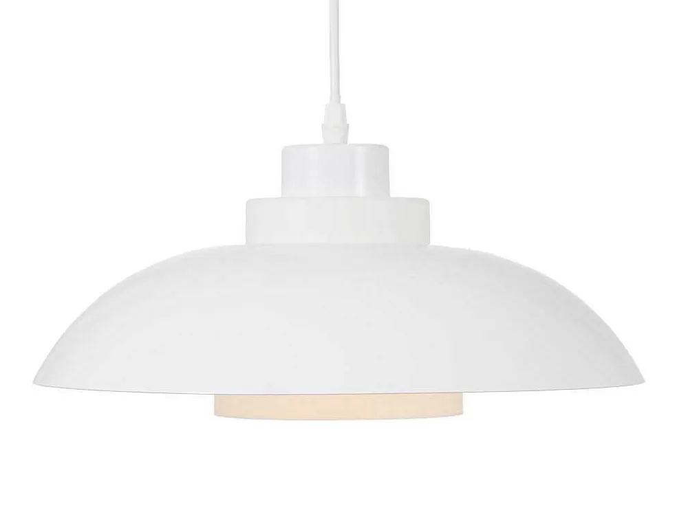 Fashion Hanglamp Van Metaal - D34 X H120 Cm - Wit - Briliva Hanglamp