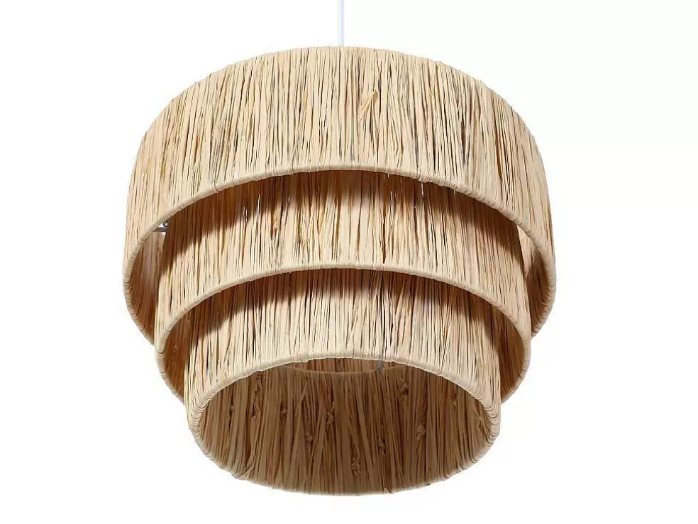 Sale Hanglamp Van Raffia - D30 X H171 Cm - Naturel - Sarnia Hanglamp