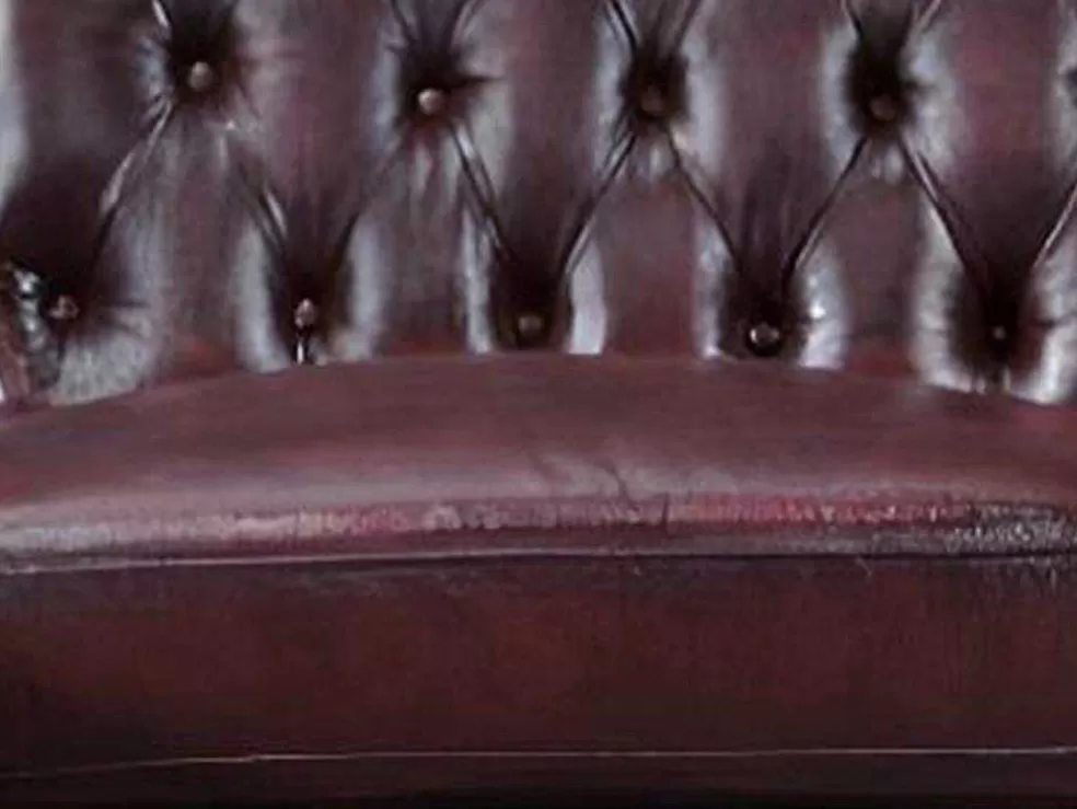 Cheap Hoekbank Van 100% Buffelleer Chesterfield Brenton - Kersenrood - Hoek Rechts Chesterfield Zitbank