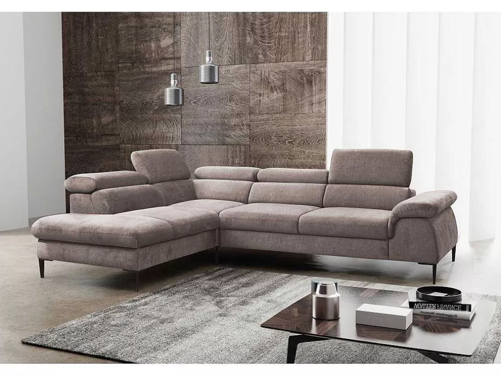 Best Sale Hoekslaapbank Sepina Van - Stof - Taupe - Hoek Links Speciale Modellen Zitbanken & Fauteuils