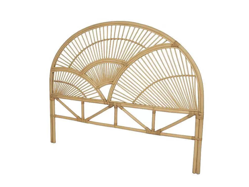 Discount Hoofdeinde Van 160 Cm - Rotan - Naturel - Efela Hoofdeinde En Brugkast