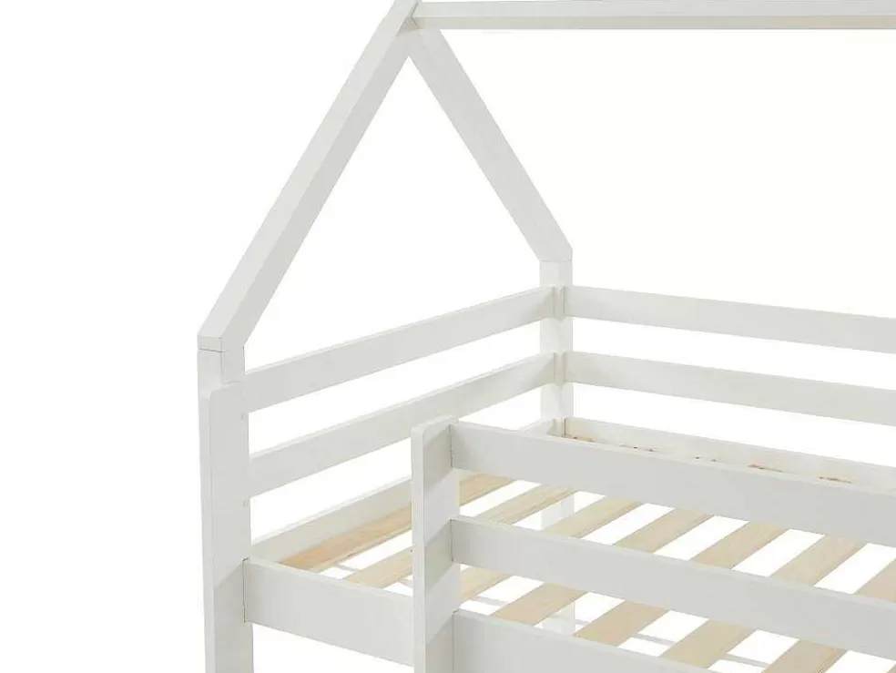 Cheap Hoogslaper 90 X 190 Cm - Massief Grenen - Wit - Tarzia Kinderbed